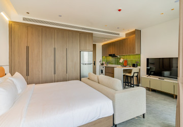 30 Sqm Studio Serviced Apartment For Rent - Tonle Bassac, Phnom Penh thumbnail