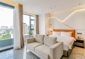 30 Sqm Studio Serviced Apartment For Rent - Tonle Bassac, Phnom Penh thumbnail