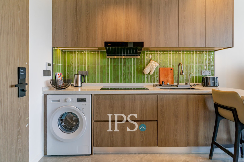 30 Sqm Studio Serviced Apartment For Rent - Tonle Bassac, Phnom Penh