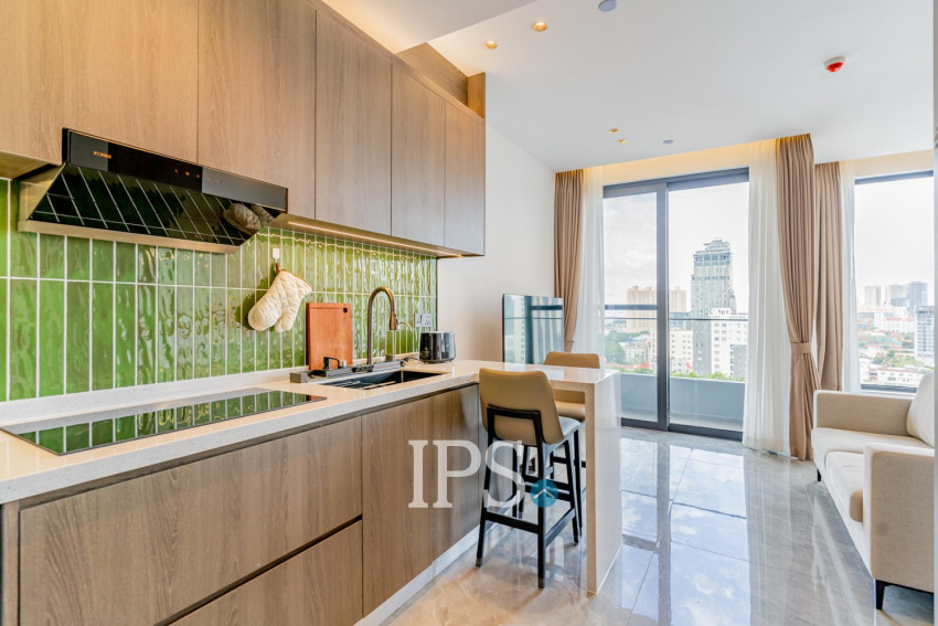 30 Sqm Studio Serviced Apartment For Rent - Tonle Bassac, Phnom Penh