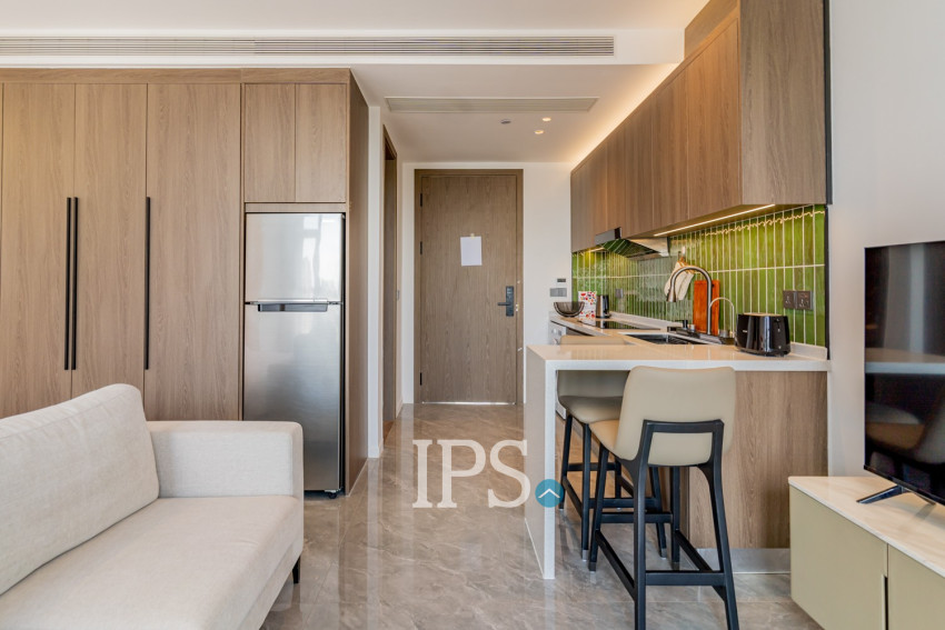30 Sqm Studio Serviced Apartment For Rent - Tonle Bassac, Phnom Penh
