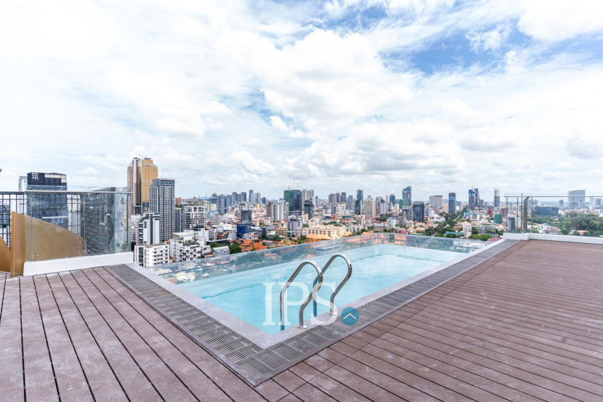 30 Sqm Studio Serviced Apartment For Rent - Tonle Bassac, Phnom Penh