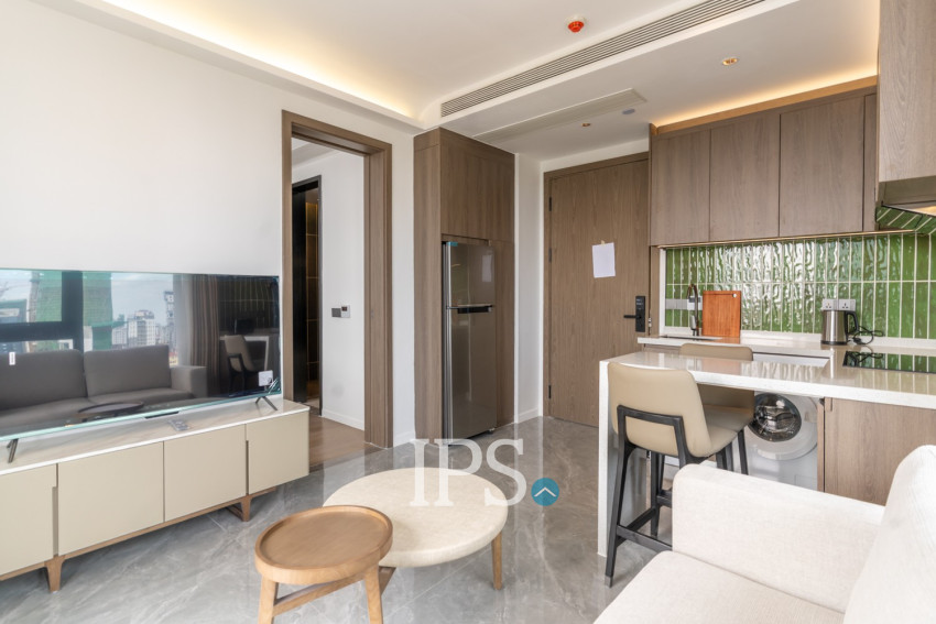 1 Bedroom Serviced Apartment For Rent - Tonle Bassac, Phnom Penh
