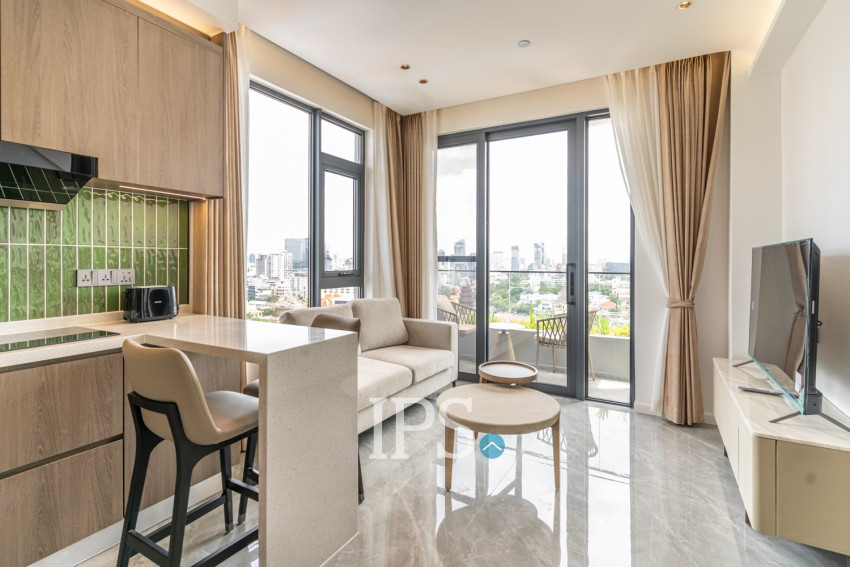 1 Bedroom Serviced Apartment For Rent - Tonle Bassac, Phnom Penh