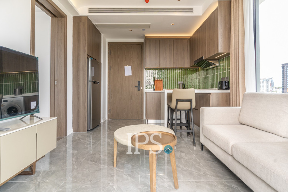 1 Bedroom Serviced Apartment For Rent - Tonle Bassac, Phnom Penh