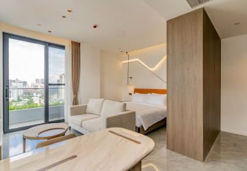 30 Sqm Studio Serviced Apartment For Rent - Tonle Bassac, Phnom Penh thumbnail