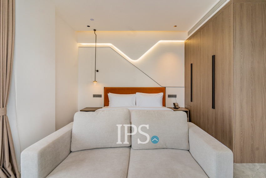 30 Sqm Studio Serviced Apartment For Rent - Tonle Bassac, Phnom Penh