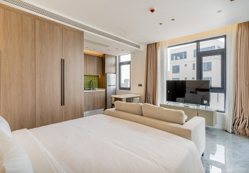 30 Sqm Studio Serviced Apartment For Rent - Tonle Bassac, Phnom Penh thumbnail