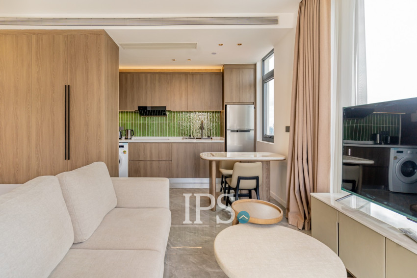 30 Sqm Studio Serviced Apartment For Rent - Tonle Bassac, Phnom Penh