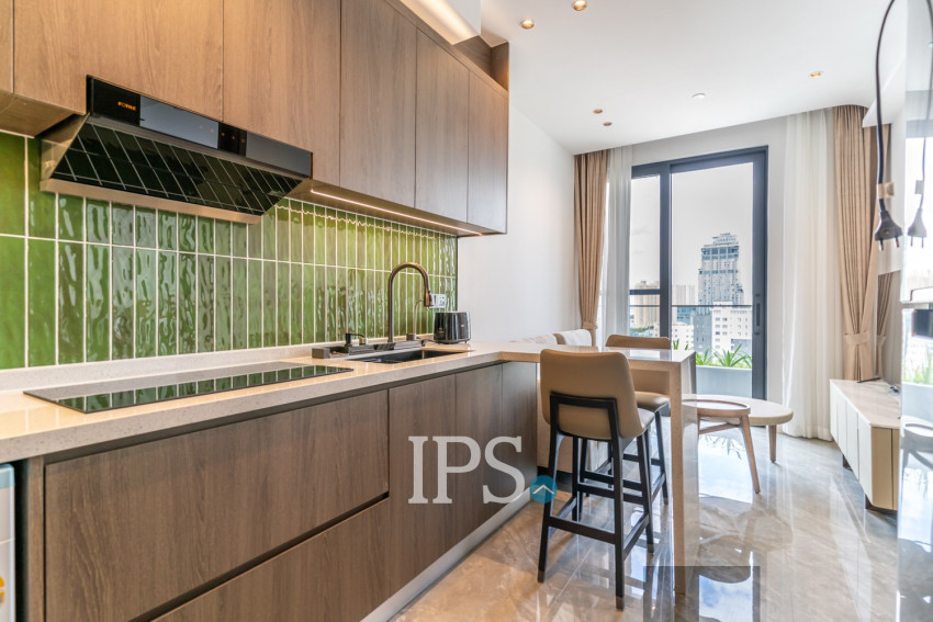 1 Bedroom Serviced Apartment For Rent - Tonle Bassac, Phnom Penh