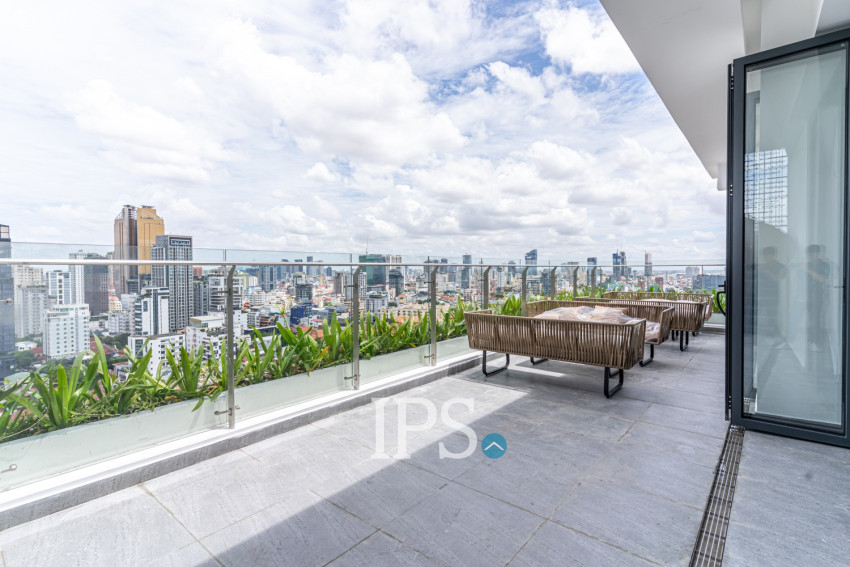 1 Bedroom Serviced Apartment For Rent - Tonle Bassac, Phnom Penh