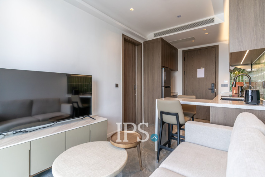 1 Bedroom Serviced Apartment For Rent - Tonle Bassac, Phnom Penh