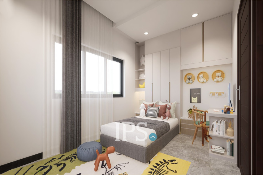4 Bedroom Link-House For Sale - Borey Tourism, Kandaek, Prasat Bakong, Siem Reap