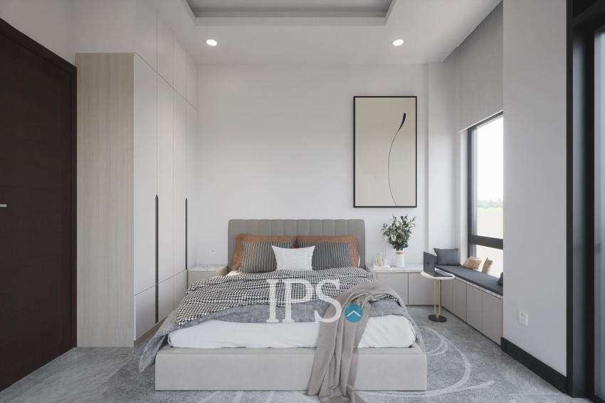 4 Bedroom Link-House For Sale - Borey Tourism, Kandaek, Prasat Bakong, Siem Reap
