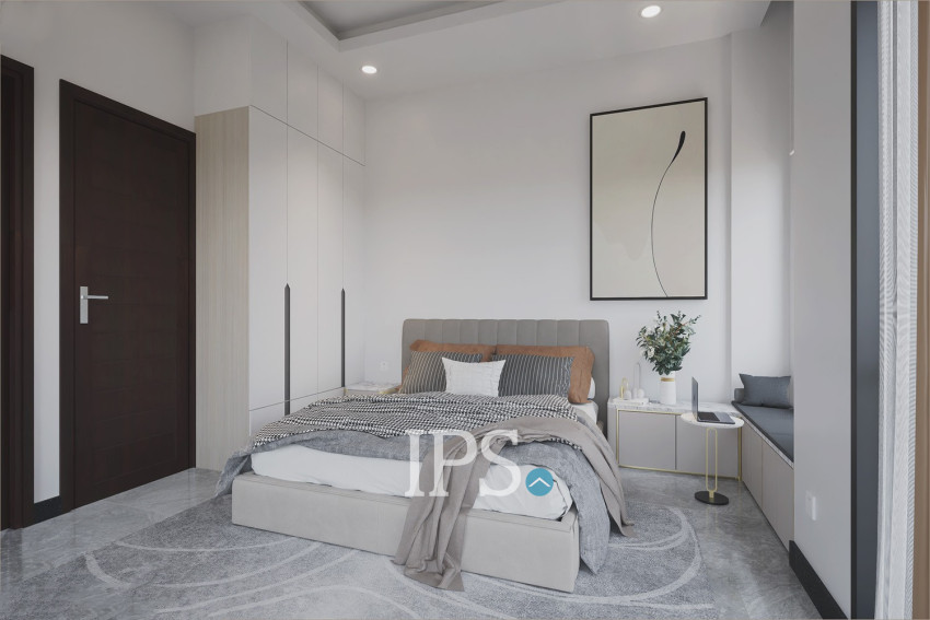 4 Bedroom Link-House For Sale - Borey Tourism, Kandaek, Prasat Bakong, Siem Reap