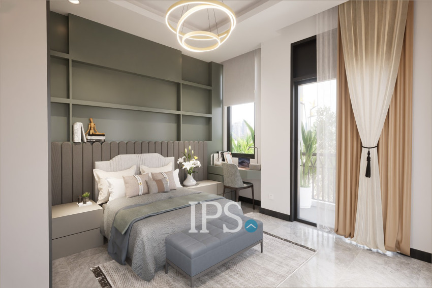 4 Bedroom Link-House For Sale - Borey Tourism, Kandaek, Prasat Bakong, Siem Reap