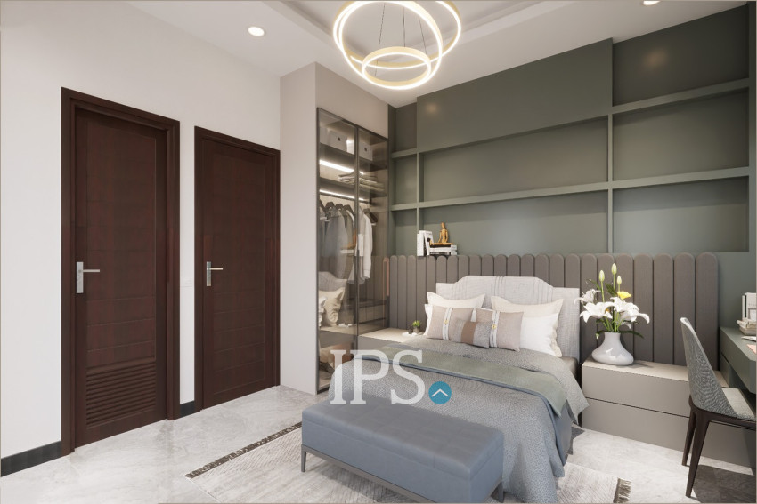 4 Bedroom Link-House For Sale - Borey Tourism, Kandaek, Prasat Bakong, Siem Reap
