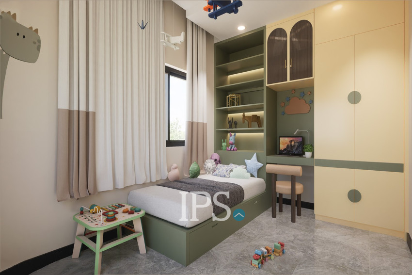 4 Bedroom Link-House For Sale - Borey Tourism, Kandaek, Prasat Bakong, Siem Reap