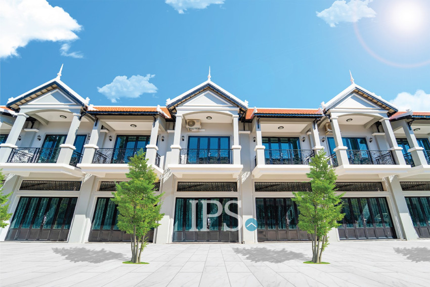 2 Bedroom Shophouse For Sale - Borey Tourism, Kandaek, Prasat Bakong, Siem Reap