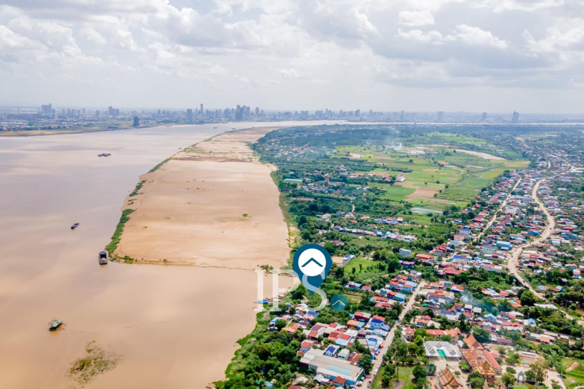 3,068 Sqm Prime Riverfront Land For Sale - Lvea Aem, Kandal Province