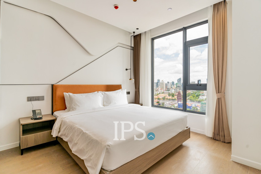 1 Bedroom Serviced Apartment For Rent - Tonle Bassac, Phnom Penh