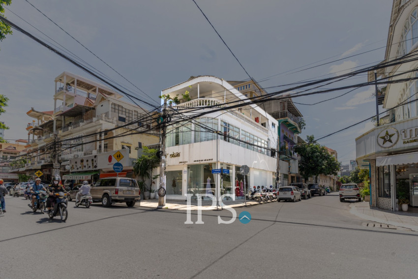 3 Storey Corner Shophouse For Rent - BKK3, Phnom Penh