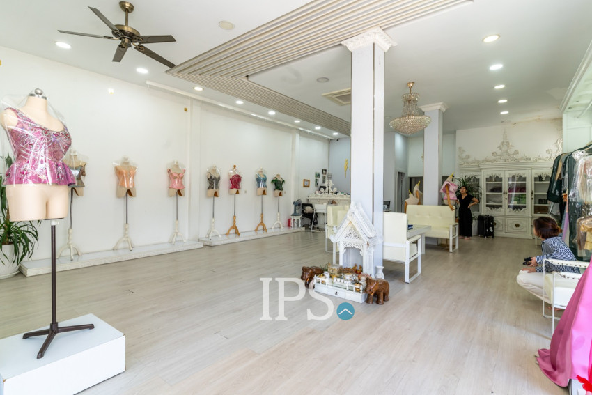 3 Storey Corner Shophouse For Rent - BKK3, Phnom Penh
