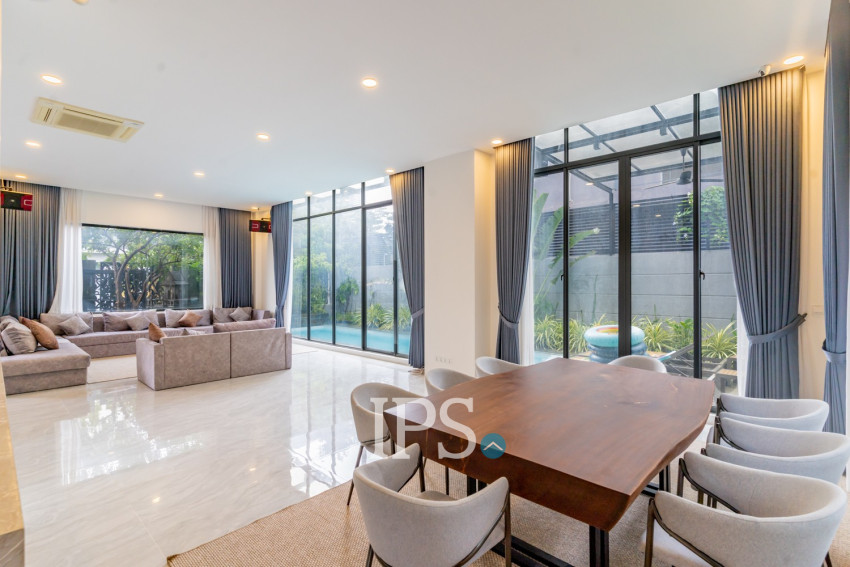 5 Bedroom Villa For Rent - Russey Keo, Phnom Penh