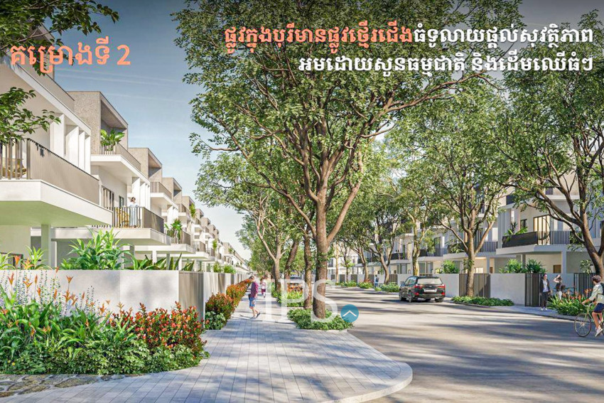 3 Bedroom Kon Kat Laor V2 Villa For Sale - Chankiri, Praek Kampues, Phnom Penh