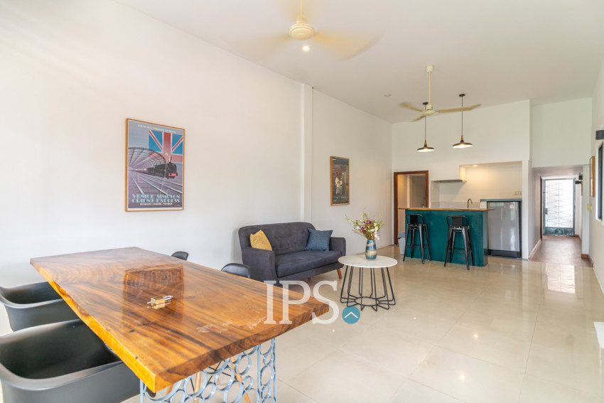 Renovated Loft 3 Bedroom Apartment For Rent - Phsar Thmei 3, Phnom Penh