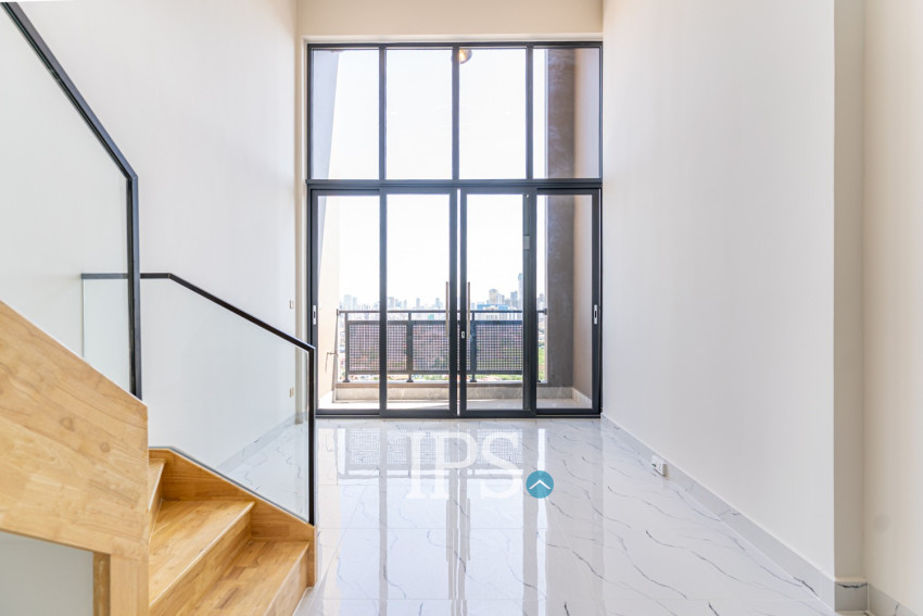18th Floor 2 Bedroom Loft Condo For Sale - L Tower, Beoung Tumpun 2, Phnom Penh