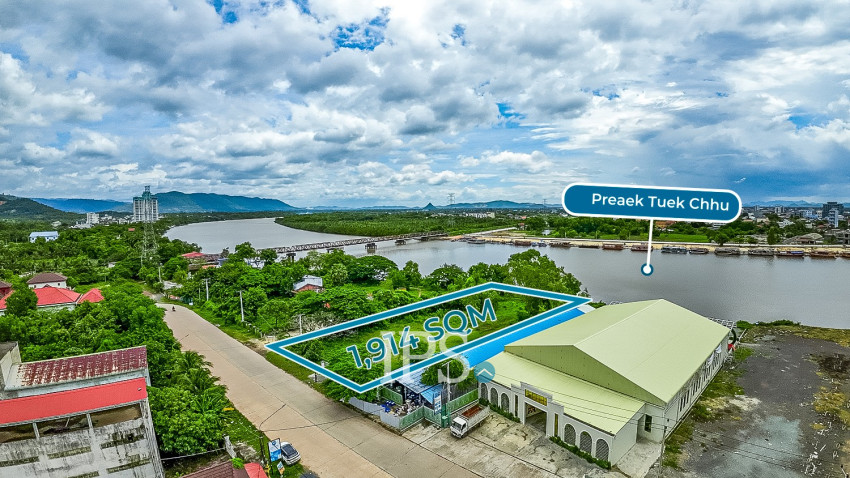 1,914 Sqm Commercial Land For Sale - Kampot Province
