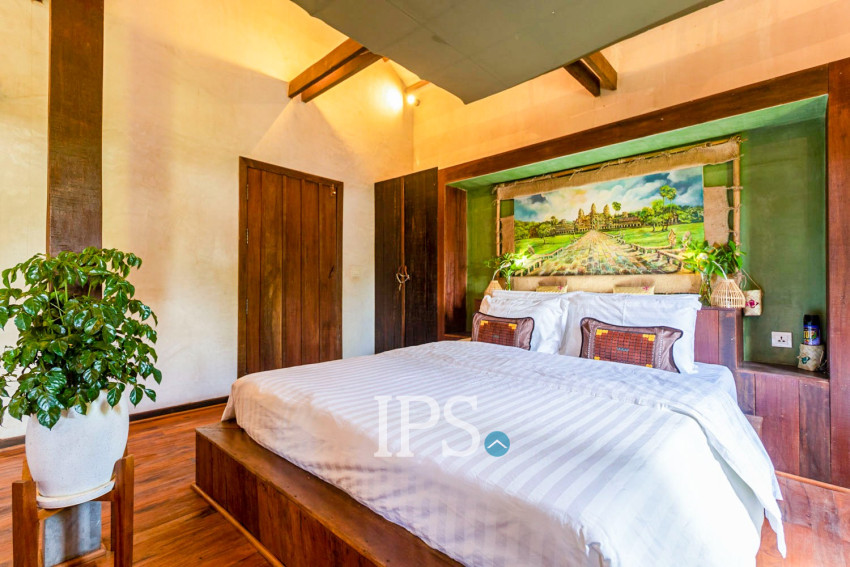 4 Unit Wooden House and Restaurant For Rent - Kandaek, Prasat Bakong, Siem Reap