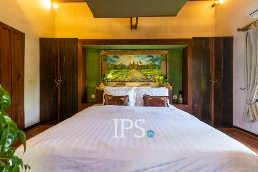 4 Unit Wooden House and Restaurant For Rent - Kandaek, Prasat Bakong, Siem Reap