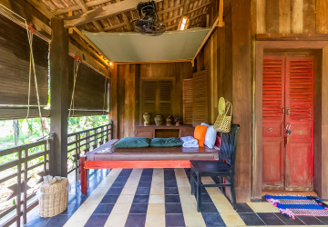 4 Unit Wooden House and Restaurant For Rent - Kandaek, Prasat Bakong, Siem Reap thumbnail