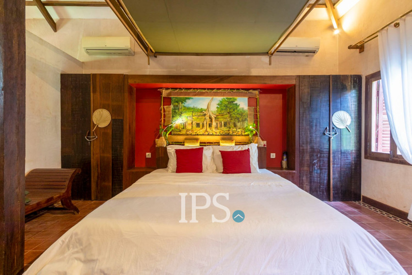 4 Unit Wooden House and Restaurant For Rent - Kandaek, Prasat Bakong, Siem Reap