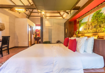 4 Unit Wooden House and Restaurant For Rent - Kandaek, Prasat Bakong, Siem Reap thumbnail