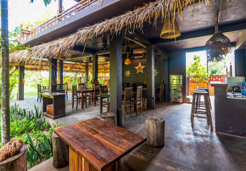 4 Unit Wooden House and Restaurant For Rent - Kandaek, Prasat Bakong, Siem Reap thumbnail