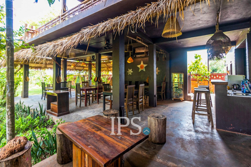 4 Unit Wooden House and Restaurant For Rent - Kandaek, Prasat Bakong, Siem Reap