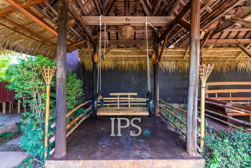 4 Unit Wooden House and Restaurant For Rent - Kandaek, Prasat Bakong, Siem Reap