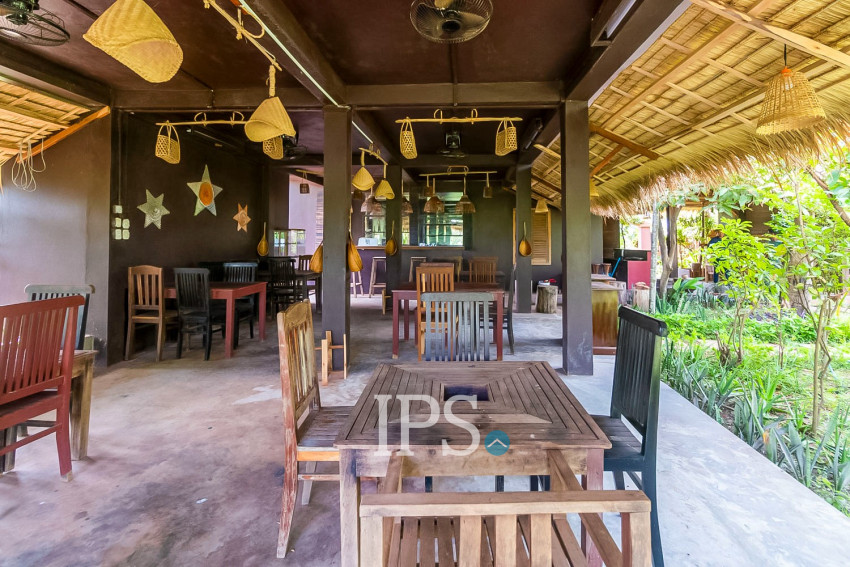 4 Unit Wooden House and Restaurant For Rent - Kandaek, Prasat Bakong, Siem Reap