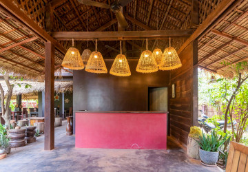4 Unit Wooden House and Restaurant For Rent - Kandaek, Prasat Bakong, Siem Reap thumbnail