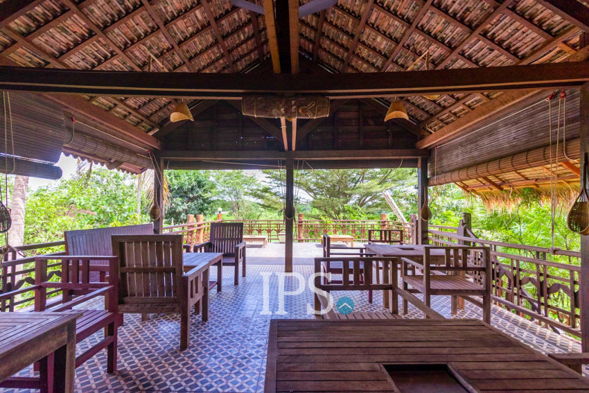 4 Unit Wooden House and Restaurant For Rent - Kandaek, Prasat Bakong, Siem Reap