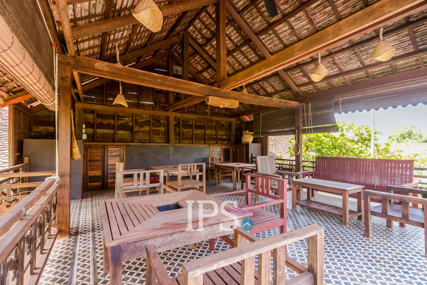 4 Unit Wooden House and Restaurant For Rent - Kandaek, Prasat Bakong, Siem Reap