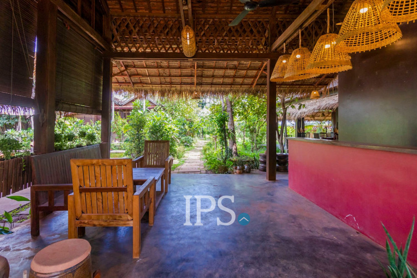 4 Unit Wooden House and Restaurant For Rent - Kandaek, Prasat Bakong, Siem Reap