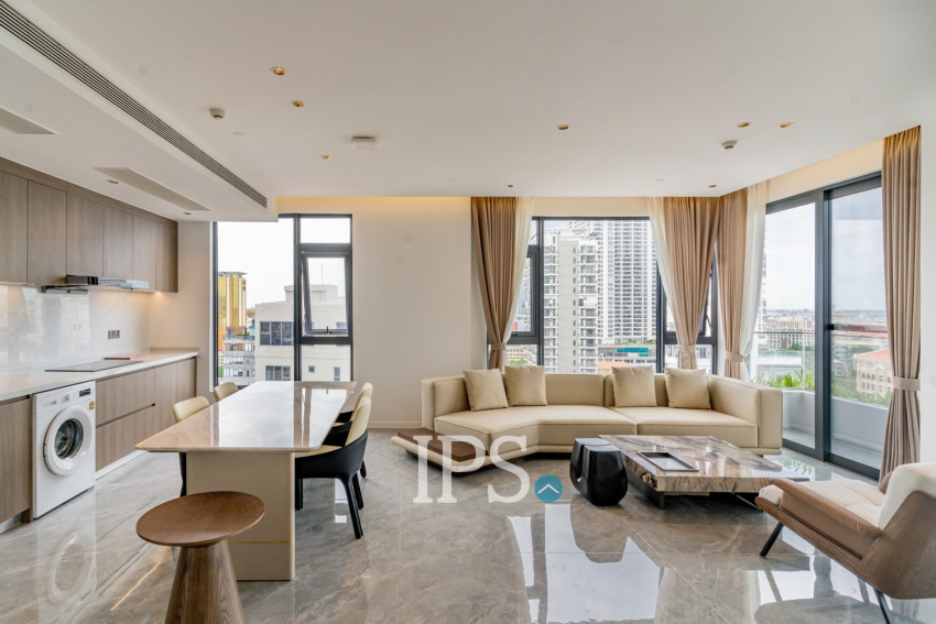 2 Bedroom Serviced Apartment For Rent - Tonle Bassac, Phnom Penh