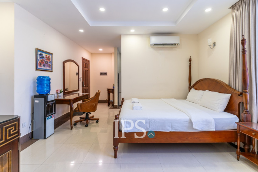 44 Sqm Studio Serviced Apartment For Rent - BKK 1, Phnom Penh