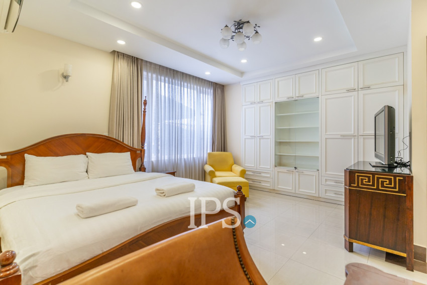 44 Sqm Studio Serviced Apartment For Rent - BKK 1, Phnom Penh