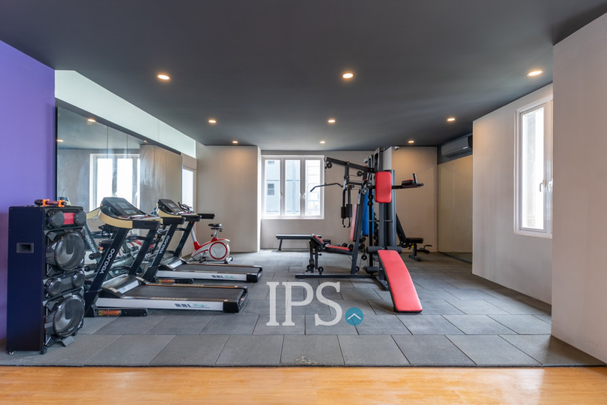 44 Sqm Studio Serviced Apartment For Rent - BKK 1, Phnom Penh