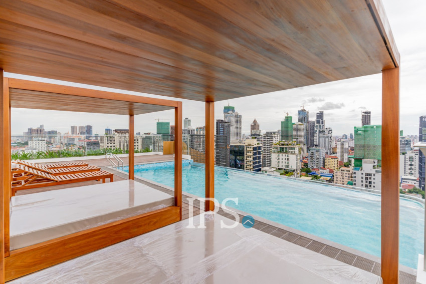 3 Bedroom Penthouse Serviced Apartment For Rent - Tonle Bassac, Phnom Penh